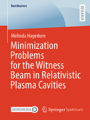 cover image of Minimization Problems for the Witness Beam in Relativistic Plasma Cavities